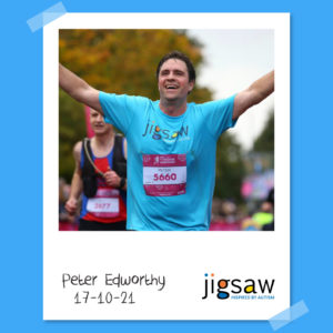 Yorkshire Marathon runner for Jigsaw photo
