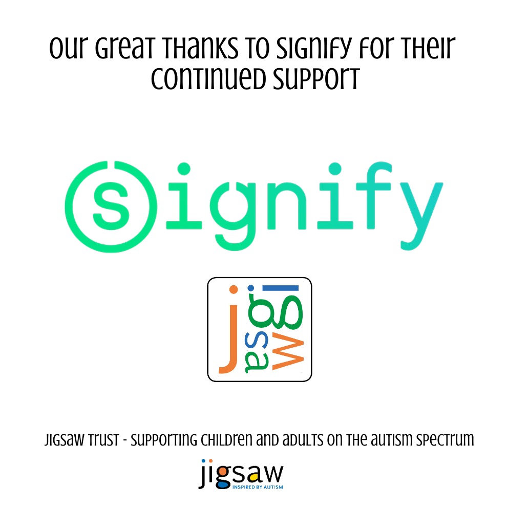 Signify logo and thanks flyer
